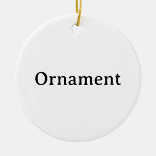Erstellen Sie Ihren eigenen einfachen benutzerdefi Keramik Ornament