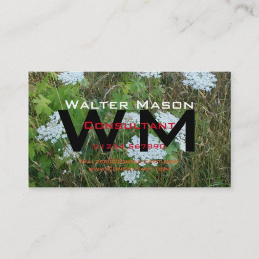 Erstellen Sie Ihren eigenen einfachen generischen  Visitenkarte (Vorderseite)