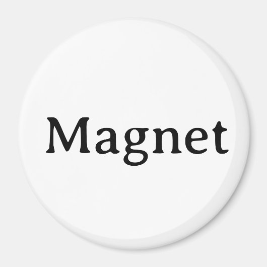 Erstellen Sie Ihren eigenen einfachen Markenwerbem Magnet (Vorne)