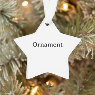 Erstellen Sie Ihren eigenen einfachen maßgeschneid Ornament