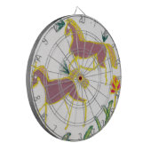 Erstellen Sie Ihren eigenen Einhorn Flora Power Ni Dartscheibe (Vorderseite Links)