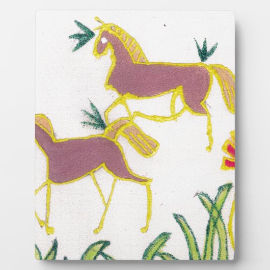 Erstellen Sie Ihren eigenen Einhorn Flora Power Ni Fotoplatte (Vorderseite)