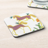 Erstellen Sie Ihren eigenen Einhorn Flora Power Ni Getränkeuntersetzer (Linke Seite)