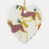 Erstellen Sie Ihren eigenen Einhorn Flora Power Ni Keramik Ornament (Rechts)