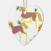 Erstellen Sie Ihren eigenen Einhorn Flora Power Ni Keramik Ornament (Links)