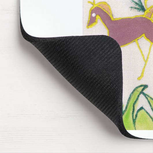 Erstellen Sie Ihren eigenen Einhorn Flora Power Ni Mousepad (Ecke)