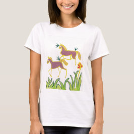 Erstellen Sie Ihren eigenen Einhorn Flora Power Ni T-Shirt