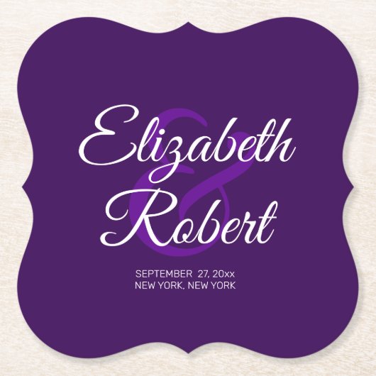 Erstellen Sie Ihren eigenen eleganten Brautpavillo Untersetzer (Vorderseite)