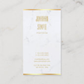 Erstellen Sie Ihren eigenen eleganten Gold-Text au Visitenkarte (Rückseite)