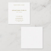 Erstellen Sie Ihren eigenen eleganten, modernen Go Quadratische Visitenkarte (Vorne/Hinten)