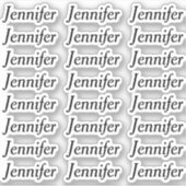 Erstellen Sie Ihren eigenen eleganten Personalisie Aufkleber (Vorderseite)