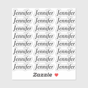 Erstellen Sie Ihren eigenen eleganten Personalisie Aufkleber