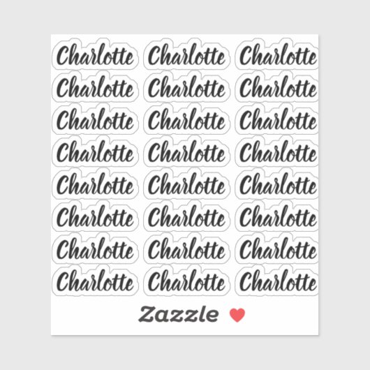 Erstellen Sie Ihren eigenen eleganten Personalisie Aufkleber (Blatt)