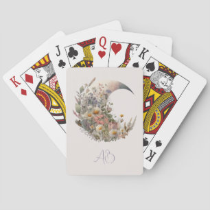Erstellen Sie Ihren eigenen elysischen floralen Mo Spielkarten