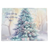 Erstellen Sie Ihren eigenen Extravaganten Blumenwe Große Geschenktüte (Vorderseite)