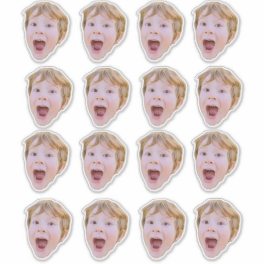 Erstellen Sie Ihren eigenen Face Sticker (Vorderseite)