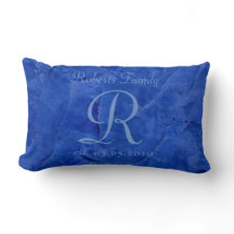 Erstellen Sie Ihren eigenen Familiennamen blau