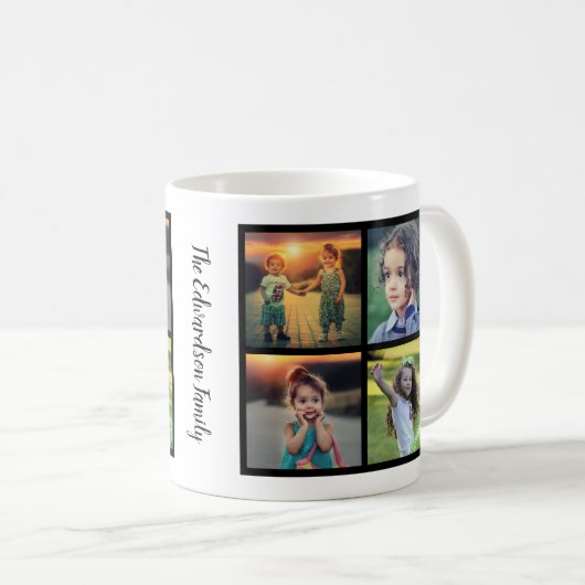 Erstellen Sie Ihren eigenen Familiennamen für das Kaffeetasse (VorderseiteRechts)