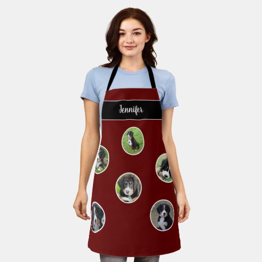 Erstellen Sie Ihren eigenen Familiennamen für das  Schürze (Getragen)