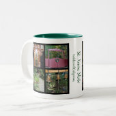 Erstellen Sie Ihren eigenen Familiennamen für das Zweifarbige Tasse (Vorderseite Links)