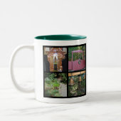 Erstellen Sie Ihren eigenen Familiennamen für das  Zweifarbige Tasse (Links)