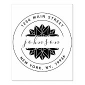 Erstellen Sie Ihren eigenen Familiennamen für die Gummistempel (Prägung)