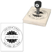 Erstellen Sie Ihren eigenen Familiennamen für die Gummistempel (Stempel)