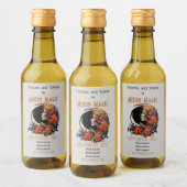 Erstellen Sie Ihren eigenen farbenfrohen Boho Moon Weinetikett (Flaschen)