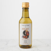 Erstellen Sie Ihren eigenen farbenfrohen Boho Moon Weinetikett (Vorderseite)