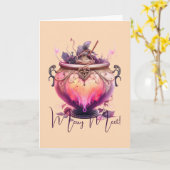 Erstellen Sie Ihren eigenen Feuertränke-Kessel Karte (Gelbe Blume)