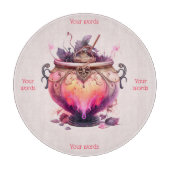 Erstellen Sie Ihren eigenen Feuertränke-Kessel Schneidebrett (Vorderseite)