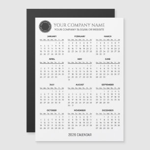 Erstellen Sie Ihren eigenen Firmenkalender 2026    Magnetkarte