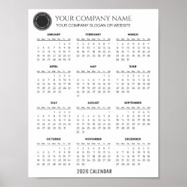 Erstellen Sie Ihren eigenen Firmenkalender 2026 | Poster