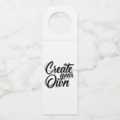 Erstellen Sie Ihren eigenen - Flaschenetikett Flaschenanhänger (Vorderseite)