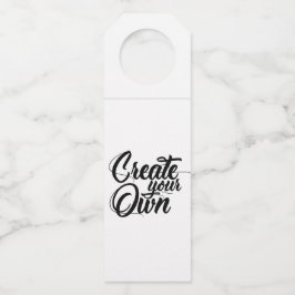 Erstellen Sie Ihren eigenen - Flaschenetikett Flaschenanhänger