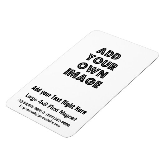 Erstellen Sie Ihren eigenen flexiblen Kühlschrankm Magnet (Linke Seite)