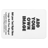 Erstellen Sie Ihren eigenen flexiblen Kühlschrankm Magnet (Horizontal)