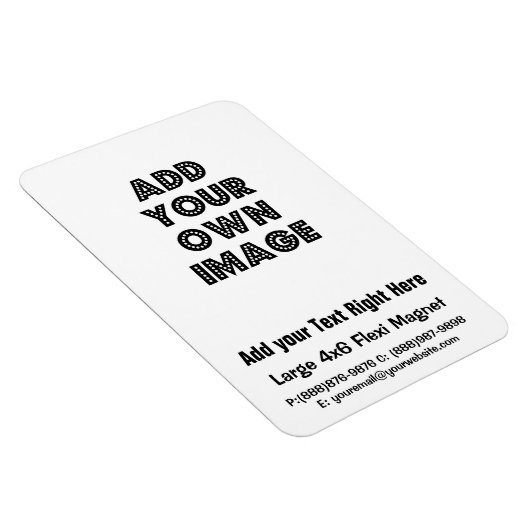 Erstellen Sie Ihren eigenen flexiblen Kühlschrankm Magnet (Rechte Seite)