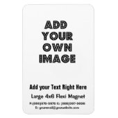 Erstellen Sie Ihren eigenen flexiblen Kühlschrankm Magnet (Vertikal)