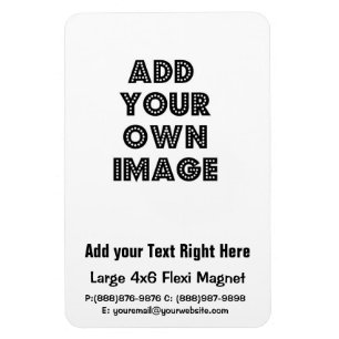 Erstellen Sie Ihren eigenen flexiblen Kühlschrankm Magnet