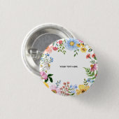 Erstellen Sie Ihren eigenen floralen Button (Vorne & Hinten)