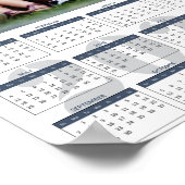 Erstellen Sie Ihren eigenen Foto 2025 Poster-Kalen Poster (Ecke)