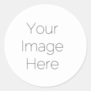 Erstellen Sie Ihren eigenen Foto-Aufkleber - Perso Runder Aufkleber