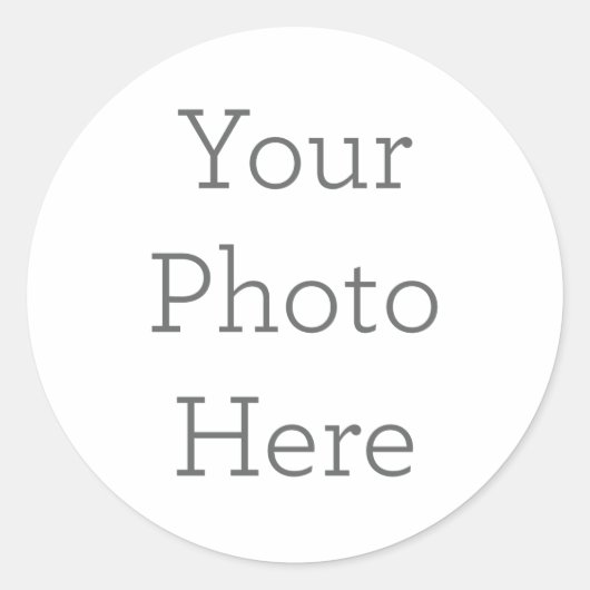 Erstellen Sie Ihren eigenen Foto-Aufkleber Runder Aufkleber (Vorderseite)