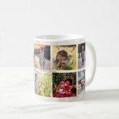 Erstellen Sie Ihren eigenen Foto Collage Marmor Kaffeetasse (VorderseiteRechts)