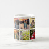 Erstellen Sie Ihren eigenen Foto Collage Marmor Kaffeetasse (Mittel)