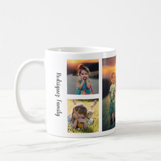 Erstellen Sie Ihren eigenen Foto-Collage-Monogramm Kaffeetasse (Links)