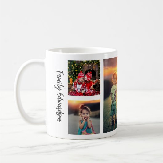 Erstellen Sie Ihren eigenen Foto-Collage-Monogramm Kaffeetasse (Links)