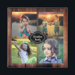 Erstellen Sie Ihren eigenen Foto-Collage-Monogramm Magnet<br><div class="desc">Lieblicher Keepake-Magnet. Erstellen Sie Ihren eigenen Collage Magneten für das Foto Ihrer Familie. Fügen Sie Ihre eigenen Fotos und Familiennamen hinzu und erstellen Sie einen sehr persönlichen und einzigartigen Magneten.</div>