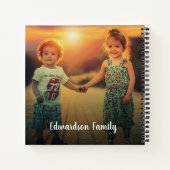 Erstellen Sie Ihren eigenen Foto-Collage-Monogramm Notizblock (Rückseite)